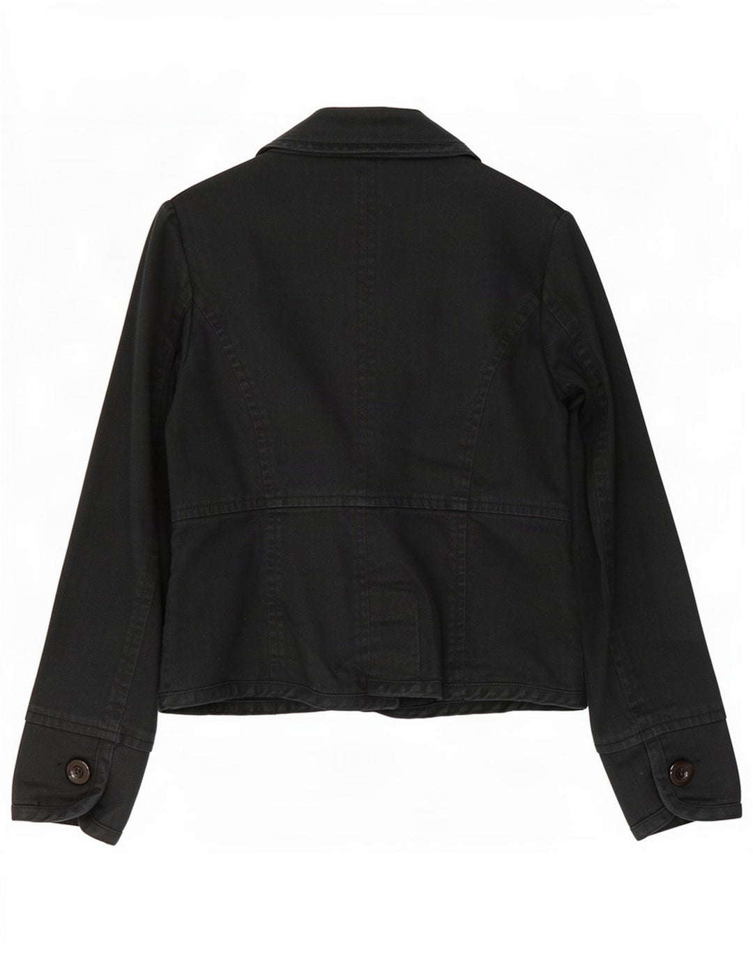 Sacou blazer pentru femei Monsoon cu 1 nasture UK 16, mare, negru, bumbac