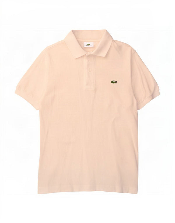 Tricou polo Lacoste pentru bărbați, mărimea 3, bumbac alb mic