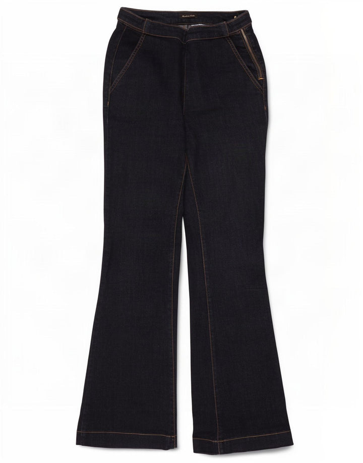 Blugi evazați pentru femei Massimo Dutti W26 L30 bleumarin