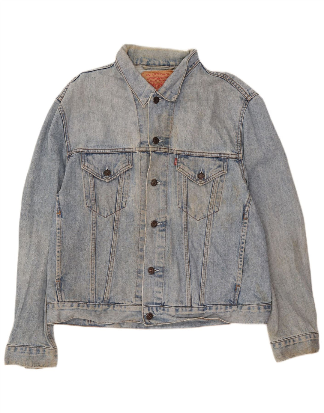 Jachetă de blugi pentru bărbați Levi's UK 40, mare, albastru, bumbac