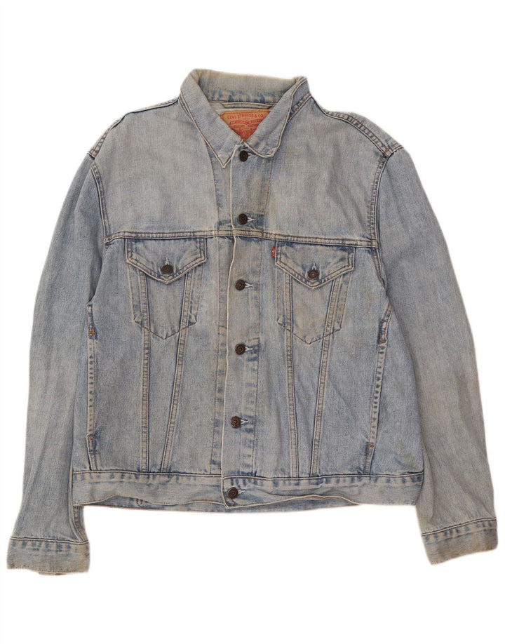 Jachetă de blugi pentru bărbați Levi's UK 40, mare, albastru, bumbac