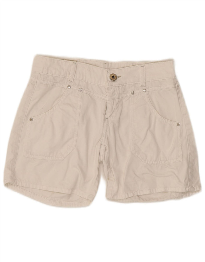 Pantaloni scurti casual pentru femei Replay W30 Medium White