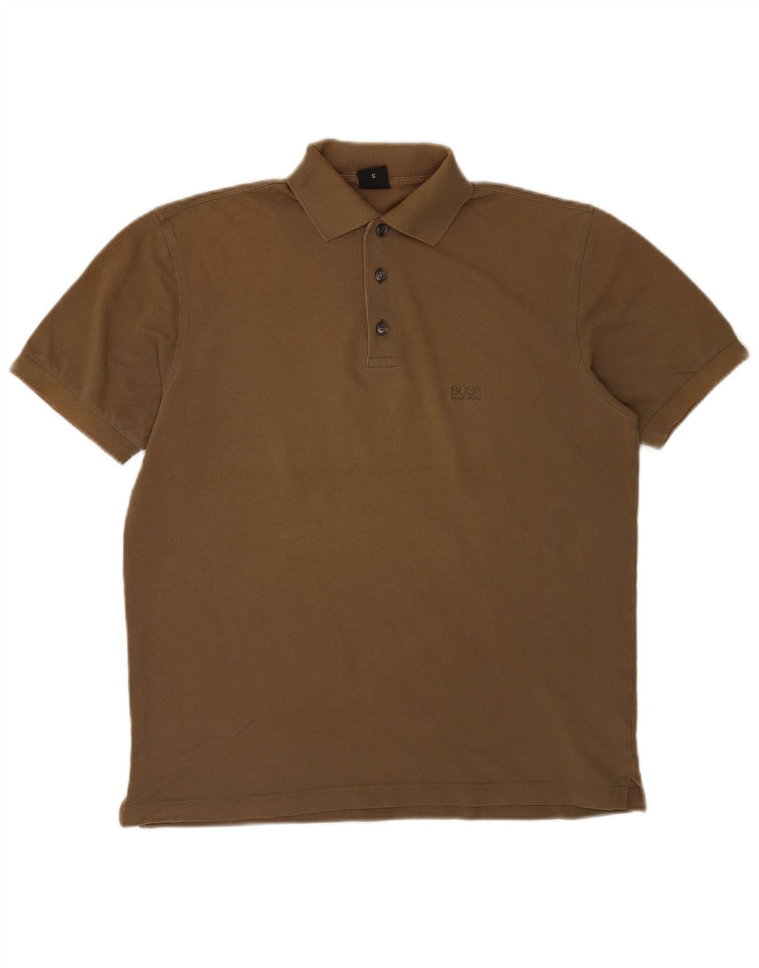 Tricou polo Hugo Boss pentru bărbați, bumbac kaki mic
