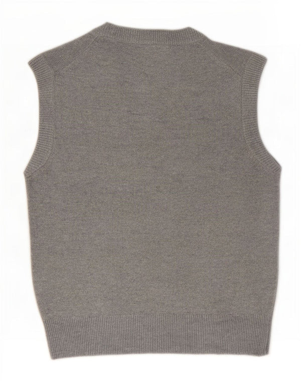 Marks & Spencer Womens Vest Tank Top UK 10 Small Gri Poliester