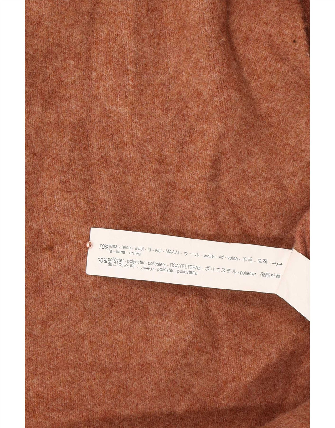 Pulover cardigan deschis pentru femei Zara UK 14 Medium Bej Lână