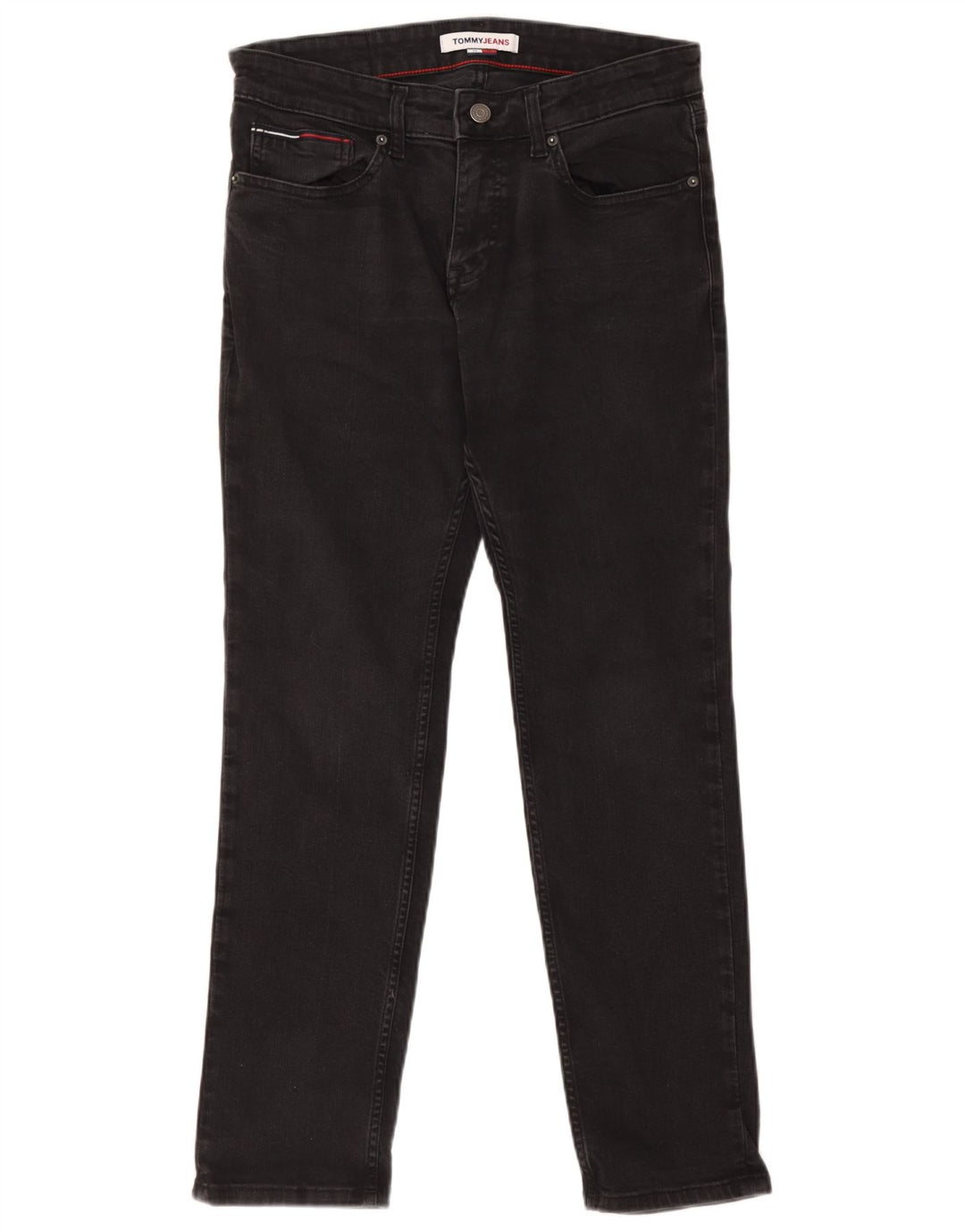 Blugi slim pentru bărbați Tommy Hilfiger W32 L30 bumbac negru