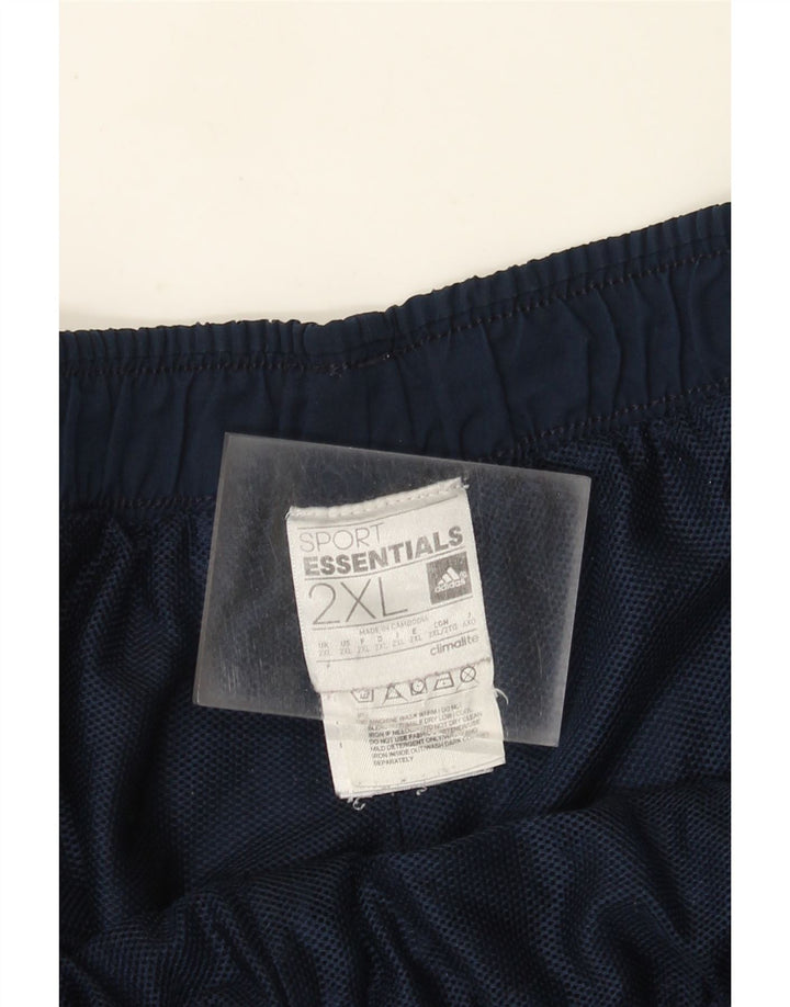 Pantaloni scurți sport pentru bărbați Adidas Climalite 2XL, poliester bleumarin