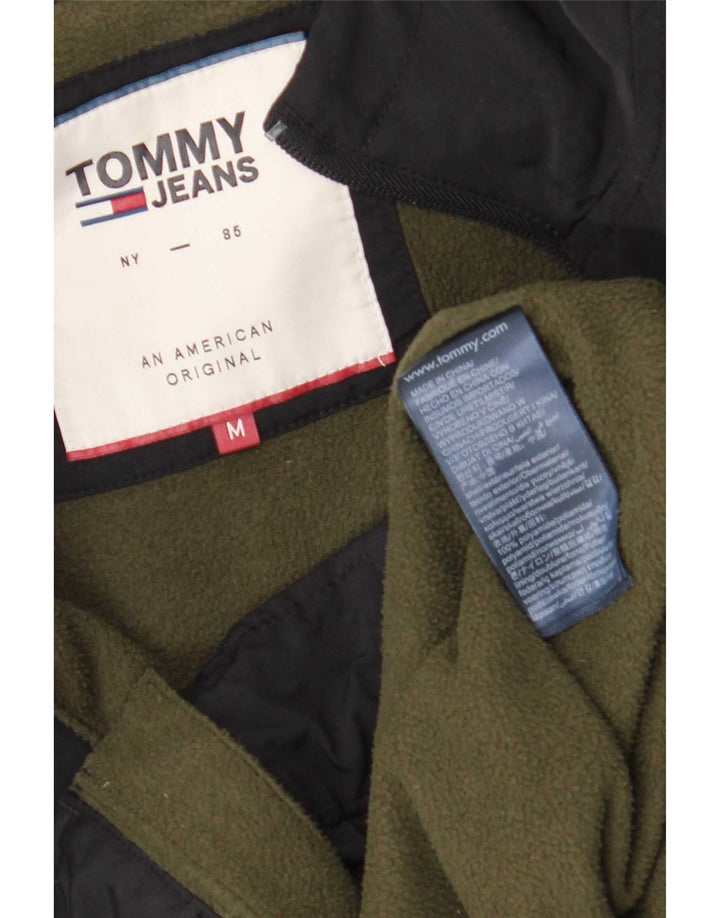 Jachetă bomber cu glugă pentru bărbați Tommy Hilfiger UK 38 Poliamidă neagră medie