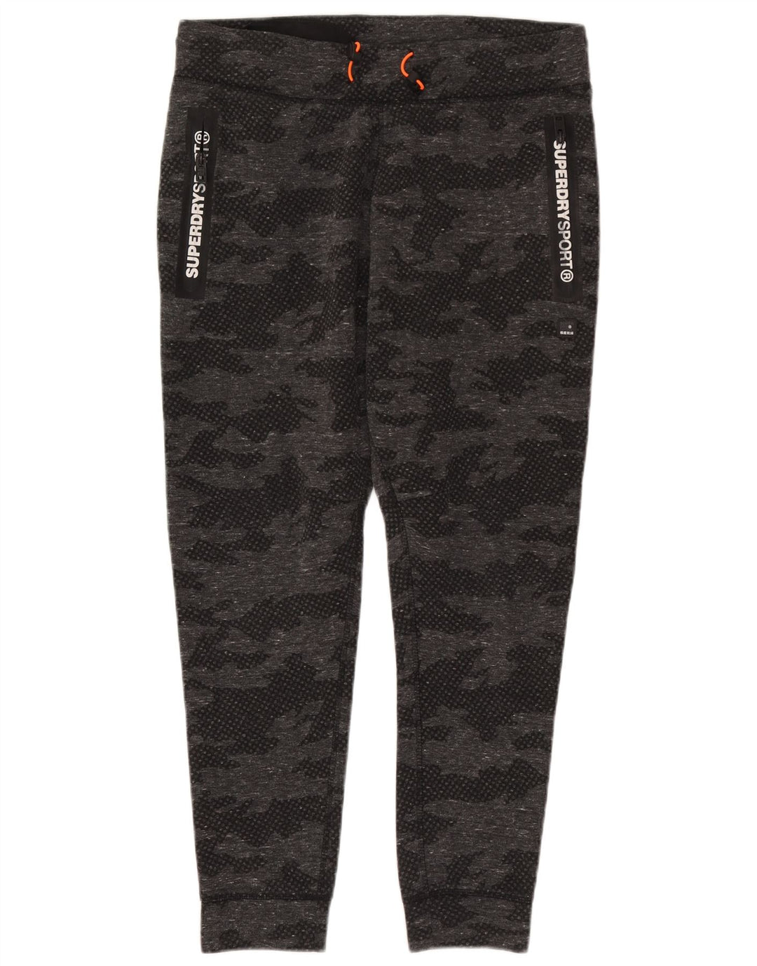 Trening complet cu grafic Superdry pentru femei UK 18 XL poliester camuflaj gri