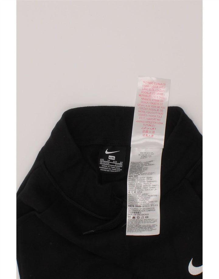 NIKE Fete Trening Pantaloni Joggeri 3-4 Ani XS Negru Bumbac