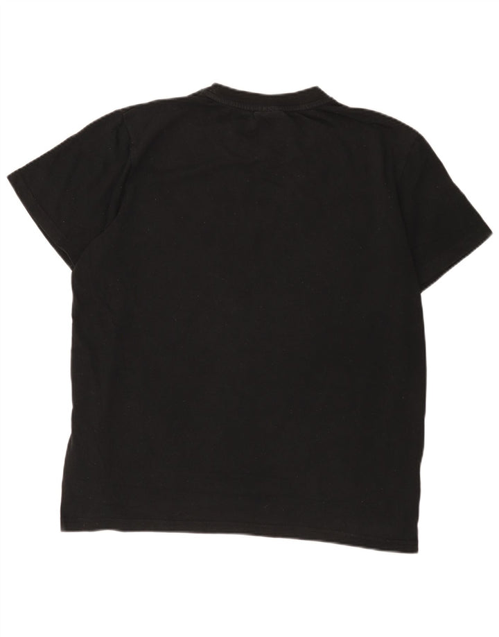 Tricou grafic Fila pentru bărbați Top mare bumbac negru