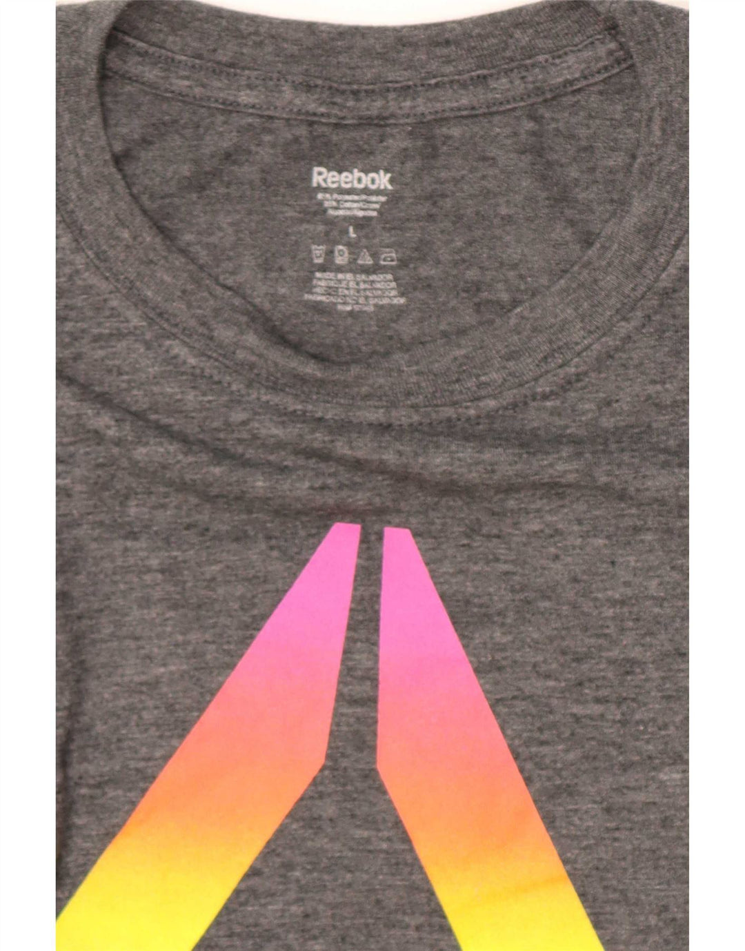 Tricou grafic Reebok pentru bărbați Top mare poliester gri