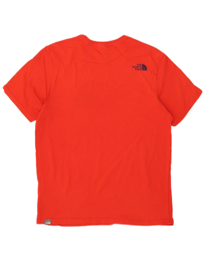 Tricou grafic pentru bărbați The North Face Top din bumbac roșu mediu