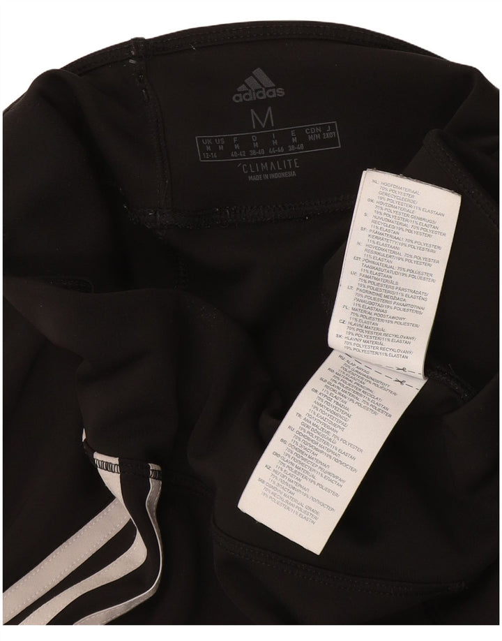 Adidas Climalite Crop Leggings pentru femei UK 12/14 Poliester mediu negru