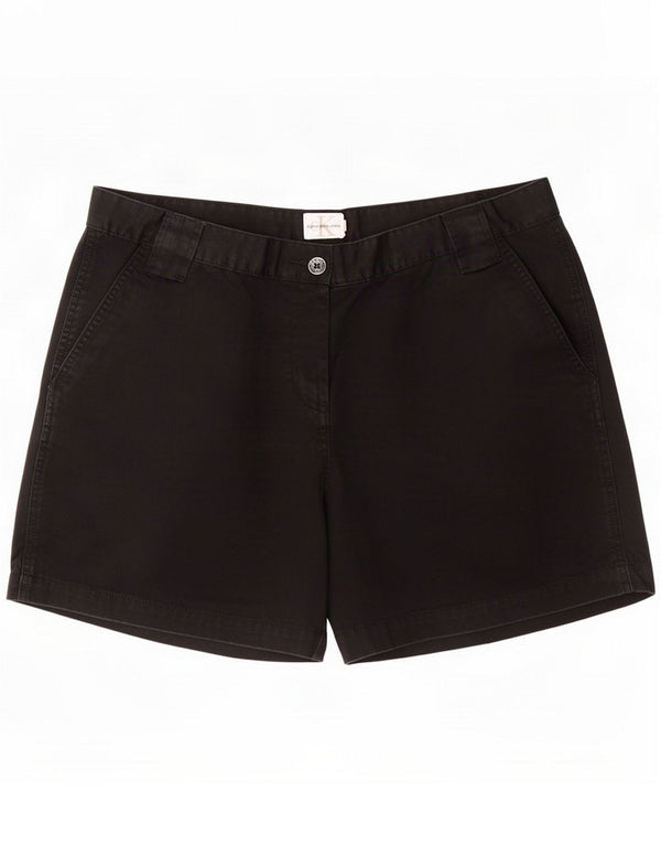 Calvin Klein Jeans Pantaloni scurti chino pentru femei US 14 XL W36 Bumbac negru