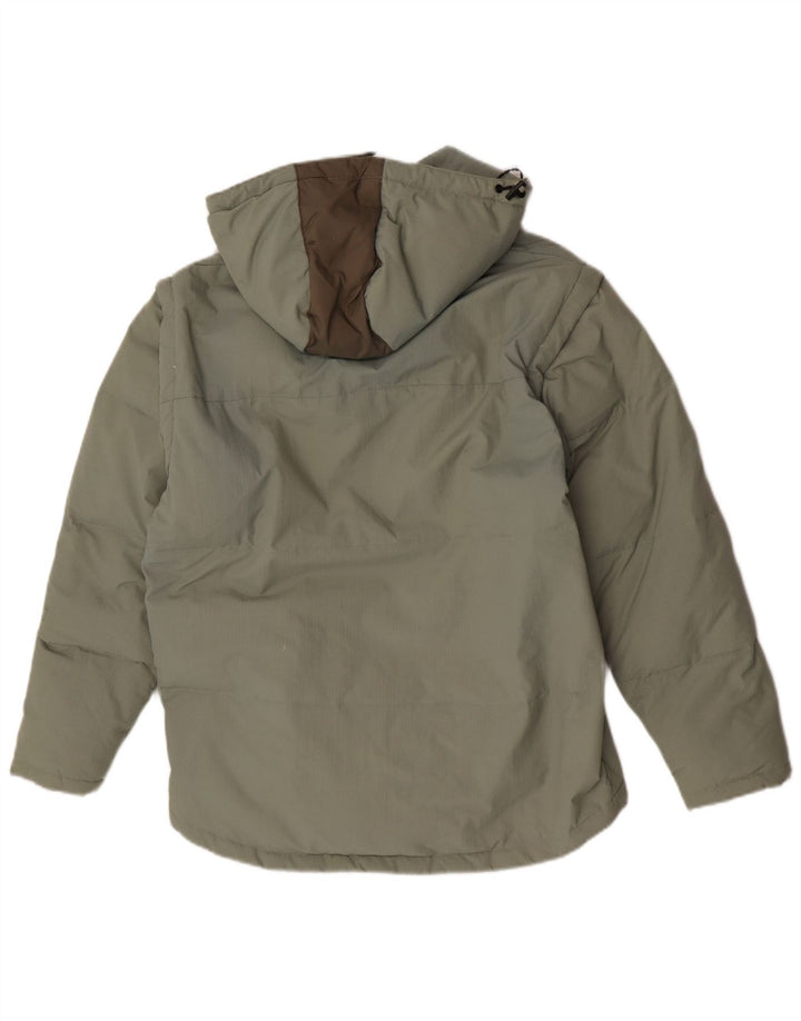 Jachetă căptușită cu glugă Fila pentru bărbați UK 38 Poliamidă verde medie