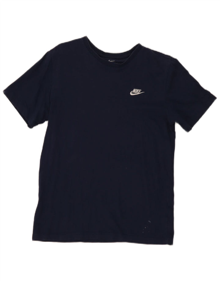Tricou pentru bărbați Nike Top mediu din bumbac bleumarin