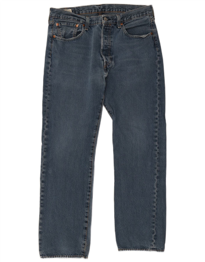 Blugi drepti pentru bărbați Levi's W34 L30 Bumbac albastru