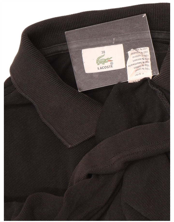 Bluză Lacoste Cămașă Femei Mărimea 38 Bumbac Negru Mediu