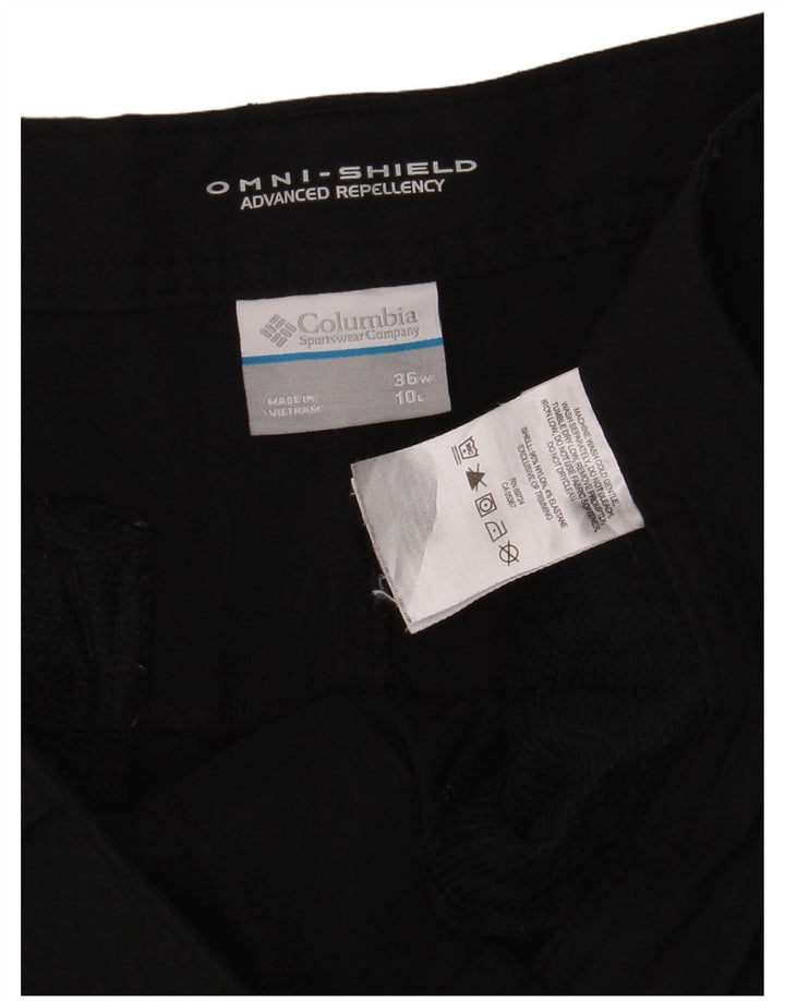 Pantaloni scurți Columbia Omni-Shield Cargo pentru bărbați W36, nailon mare, negru