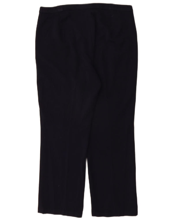 Marks & Spencer Pantaloni casual drepti pentru femei W32 L28 Poliester bleumarin
