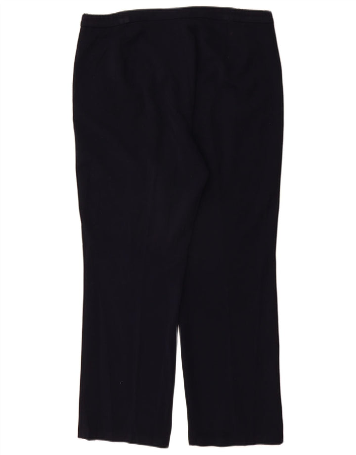 Marks & Spencer Pantaloni casual drepti pentru femei W32 L28 Poliester bleumarin