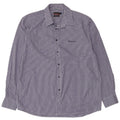 Cămașă pentru bărbați PIERRE CARDIN, cu o formă regulată, 2XL, poliester vichy albastru