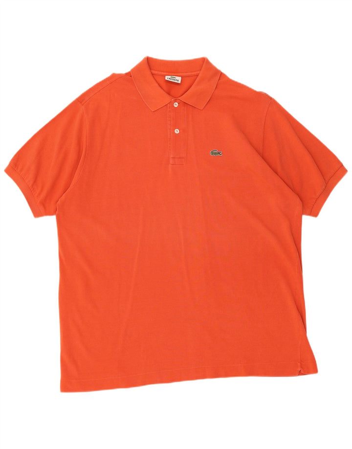 Tricou polo Lacoste pentru bărbați mărimea 6 XL bumbac portocaliu