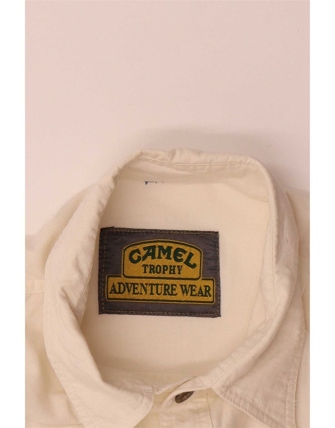 Camel Active bărbați cămașă militară cu mânecă scurtă XL Alb