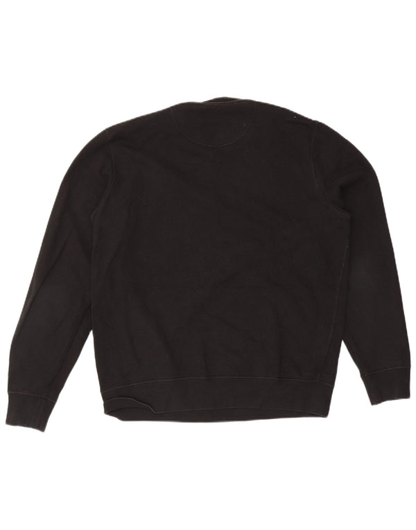 Barbour Pulover grafic pentru bărbați, bumbac mare, negru