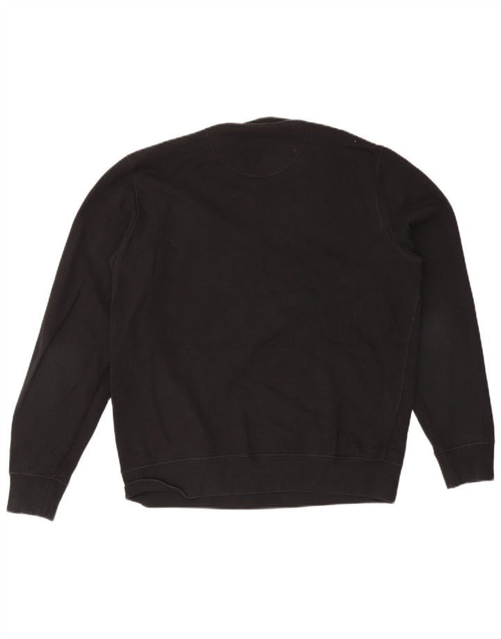 Barbour Pulover grafic pentru bărbați, bumbac mare, negru