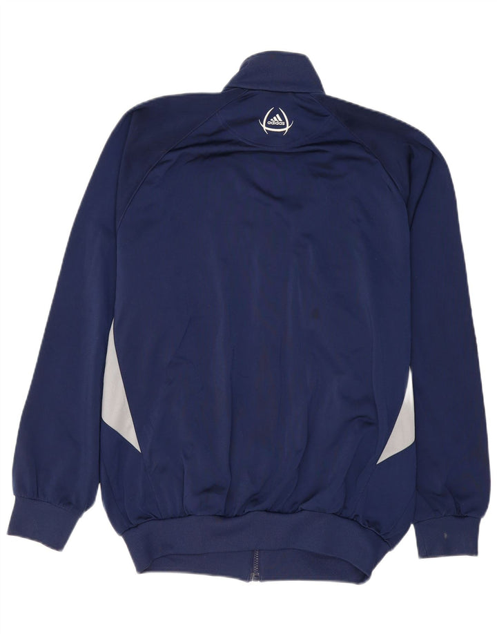 Jachetă de trening pentru bărbați ADIDAS UK 40/42 Medium Bleumarin Colorblock