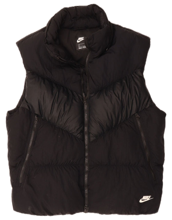 Gilet NIKE pentru bărbați, UK 40, mare, negru, poliester