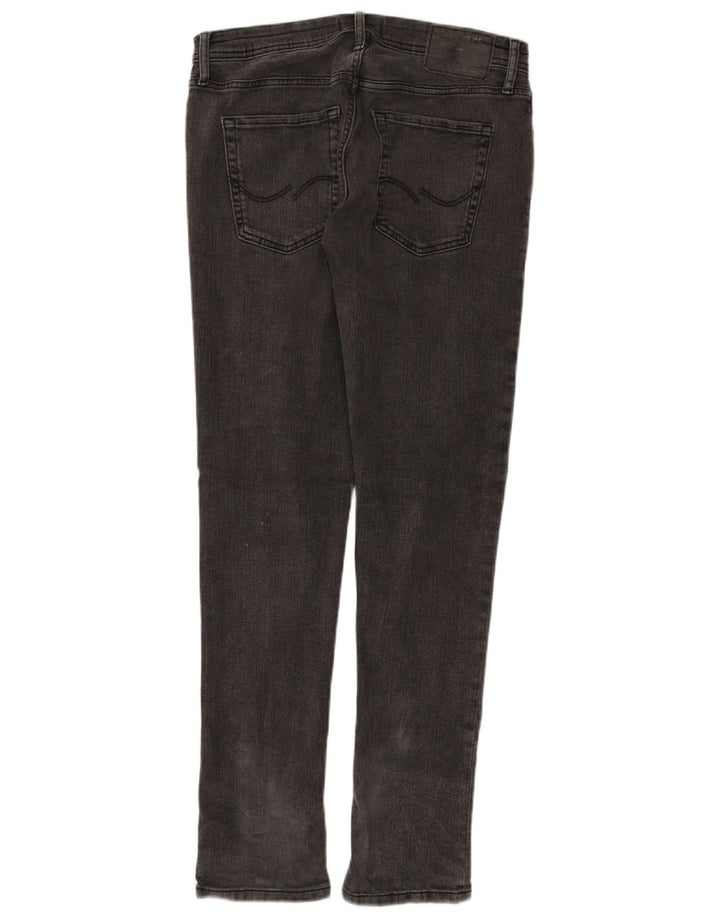 Blugi slim pentru bărbați Jack & Jones W31 L32 bumbac gri
