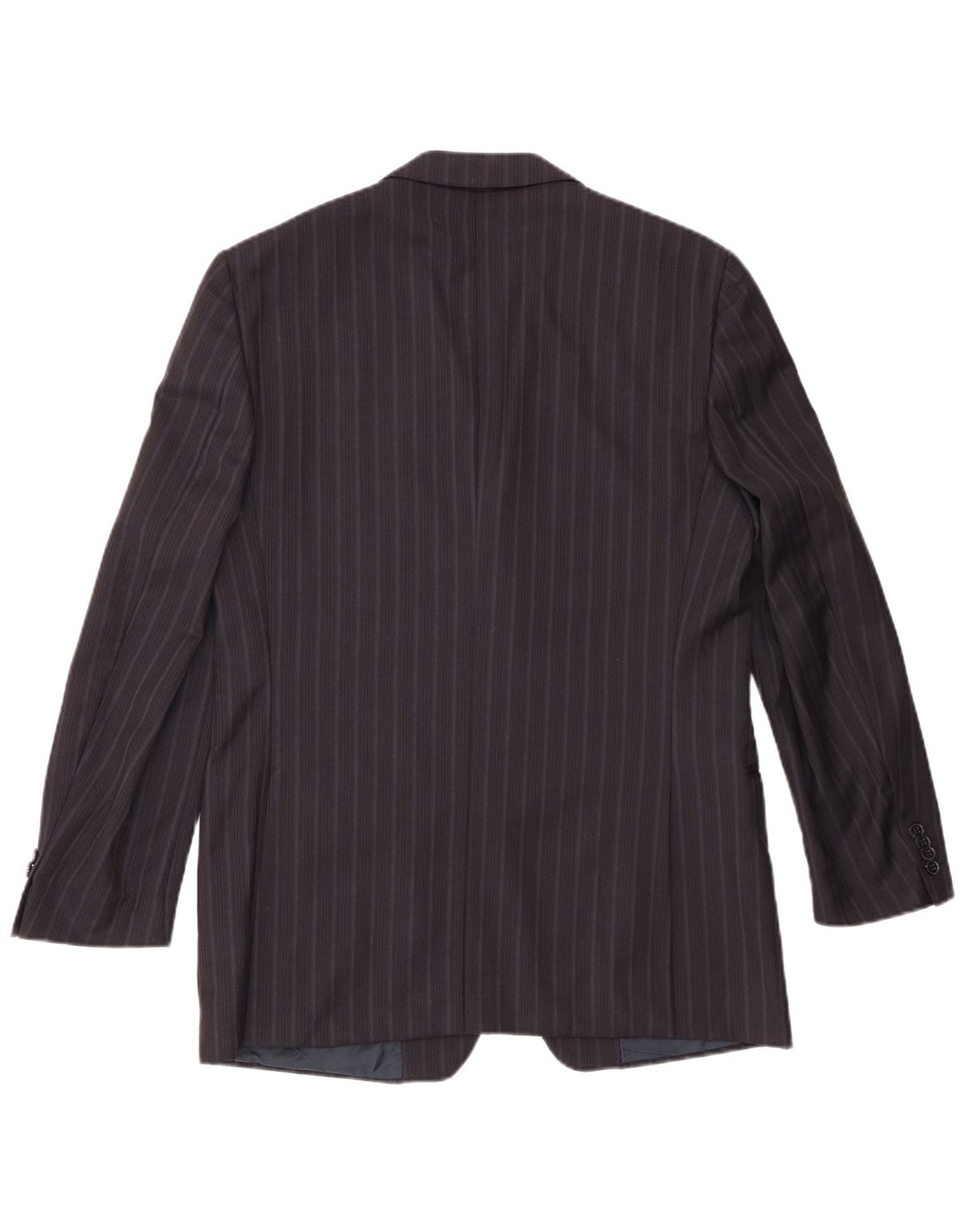 Jachetă Zegna pentru bărbați cu 3 nasturi IT 50 Lână mare, albastru, cu dungi