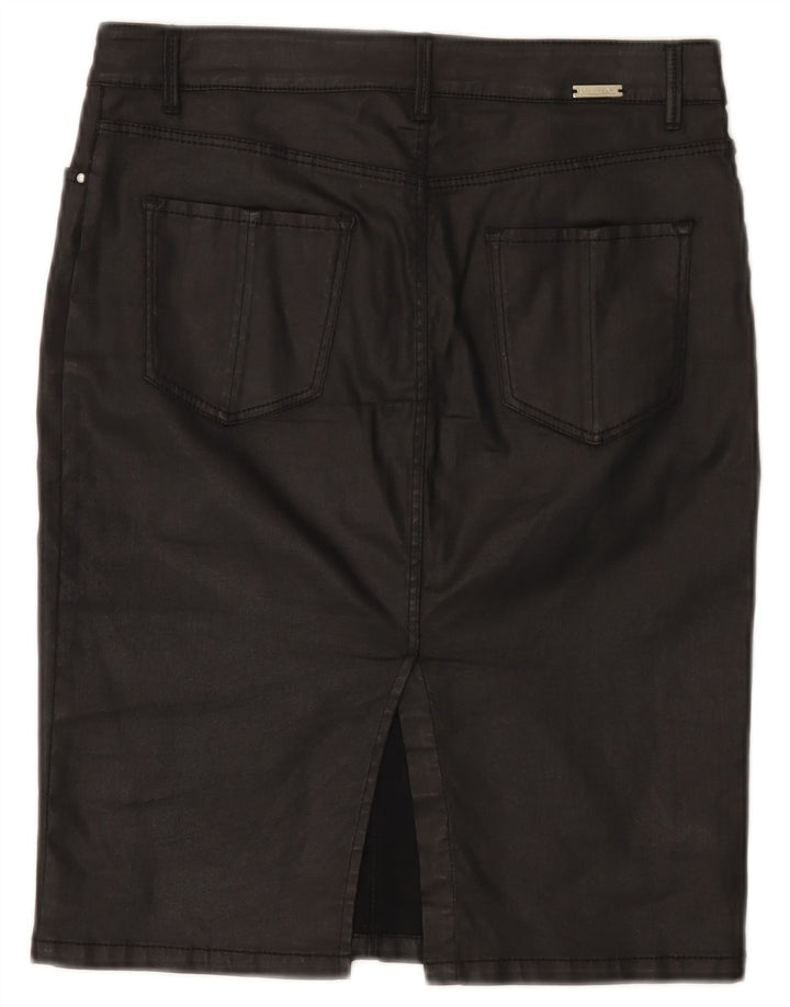 Massimo Dutti Fusta Creion Femei EU 38 Mic W28 Negru
