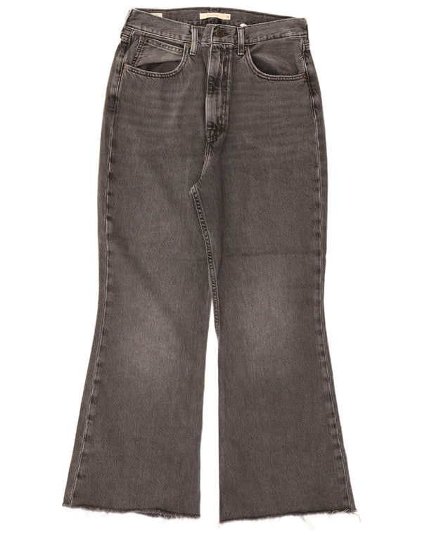 Blugi evazați Levi's pentru femei cu talie înaltă L30 L26 bumbac gri