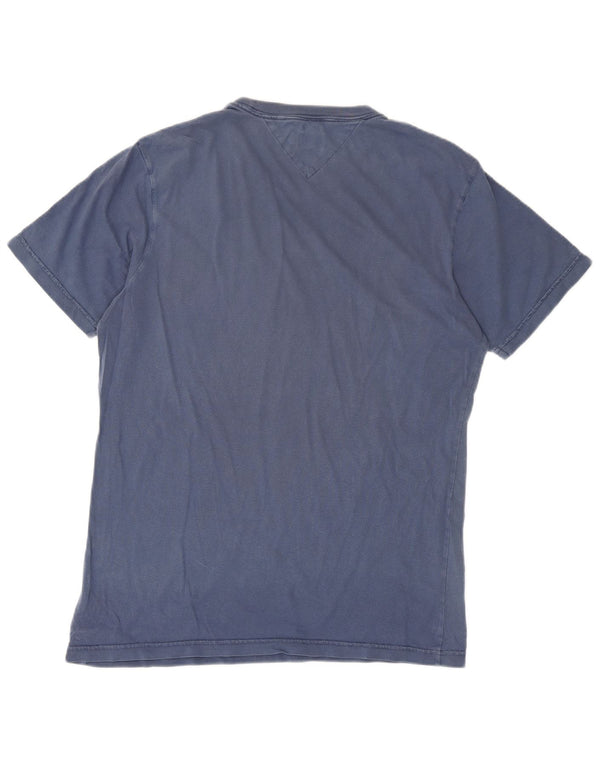 Tricou grafic pentru bărbați Tommy Hilfiger Top XL Bumbac bleumarin