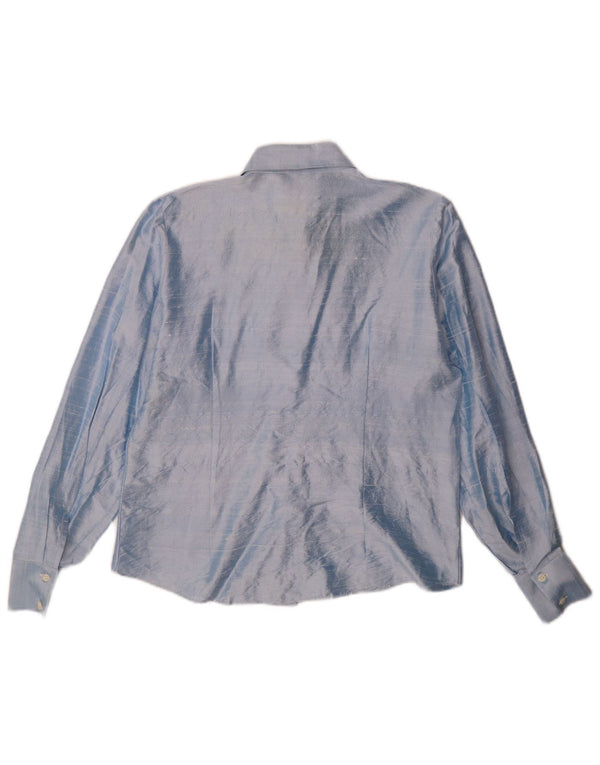 Bluză Cămașă Vintage Femei IT 48 XL Albastru