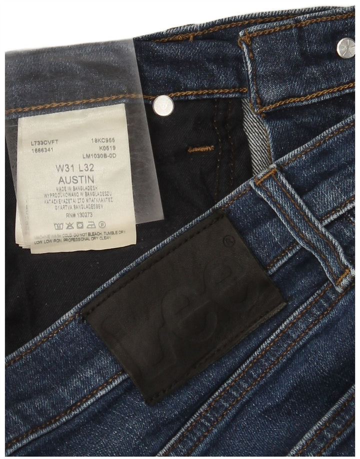 Lee Austin Tapered Jeans W31 L32 Blue Bumbac