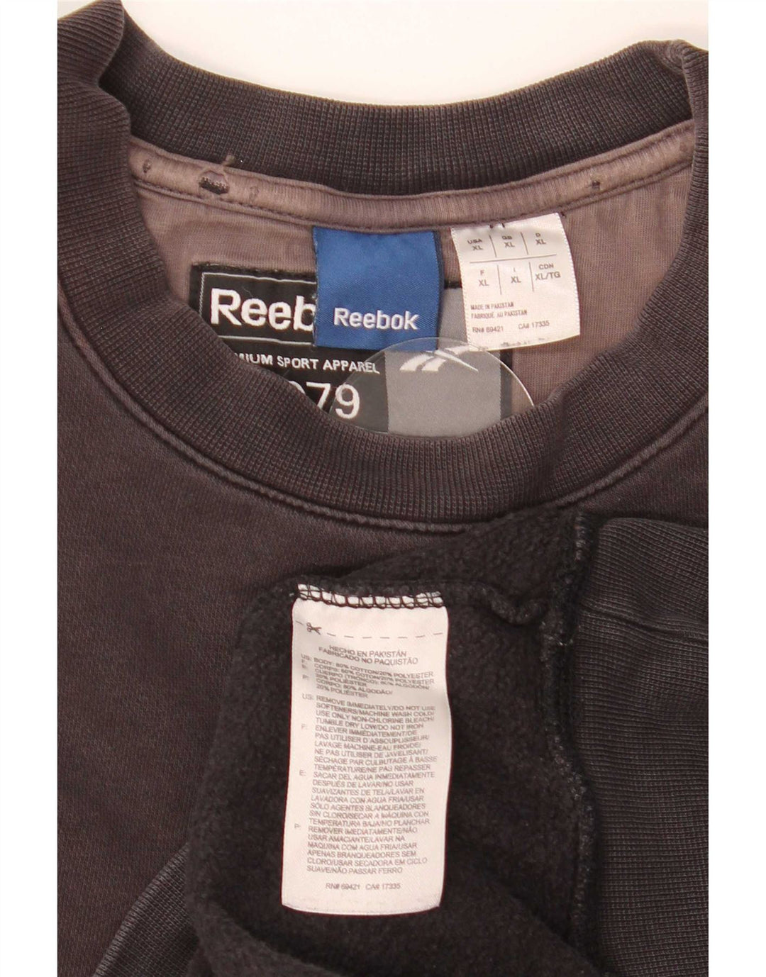 Hanorac pentru bărbați Reebok Jumper XL, bumbac negru
