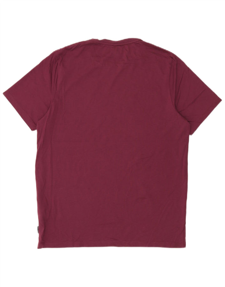 Tricou grafic pentru bărbați Ted Baker Mărimea 4 mare, bumbac maro