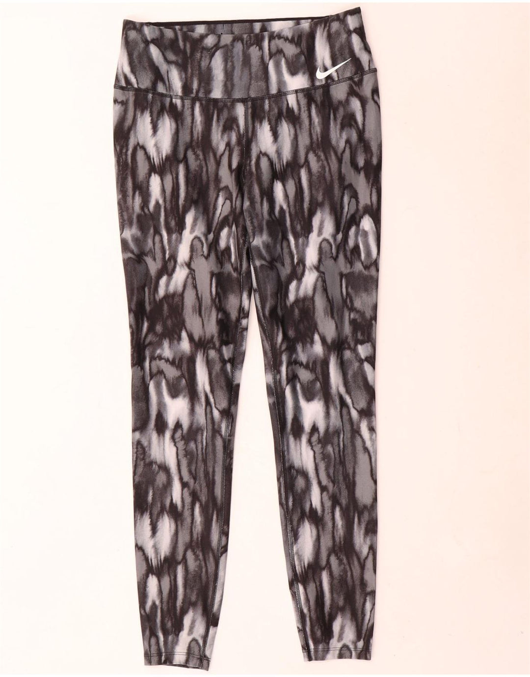 Leggings Nike Dri Fit pentru femei UK 14 Gri mediu Animal Print