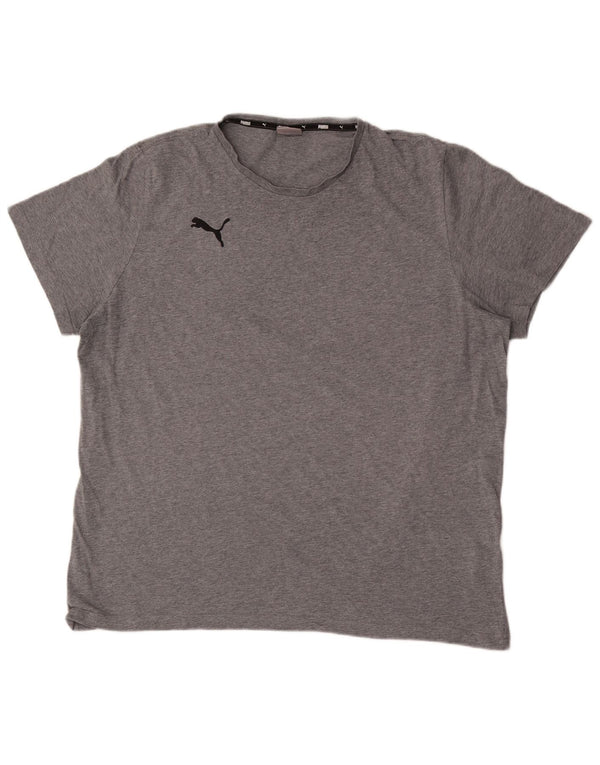 Tricou pentru bărbați Puma Top 2XL bumbac gri