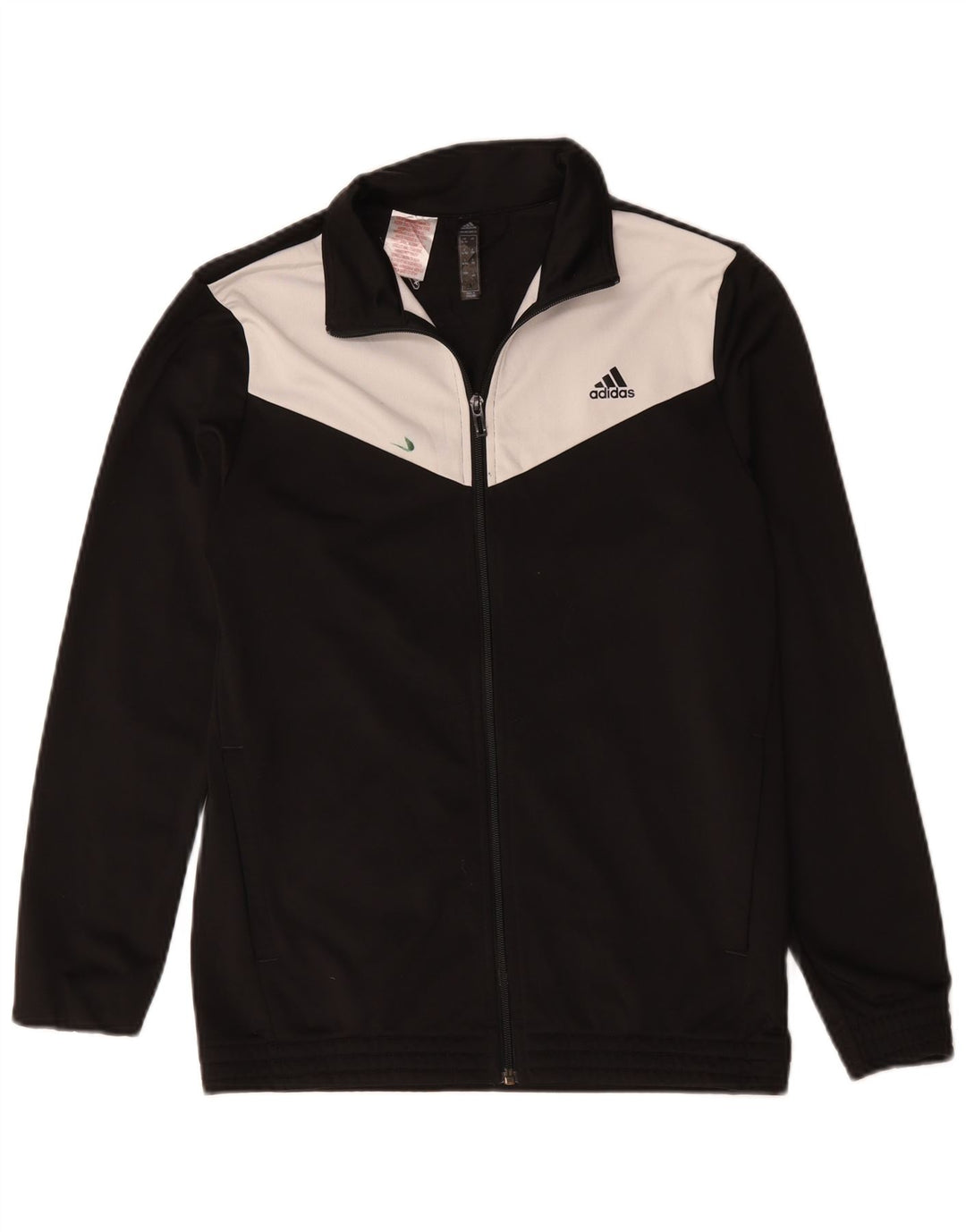 Jachetă de trening pentru băieți Adidas 14-15 ani, negru, poliester