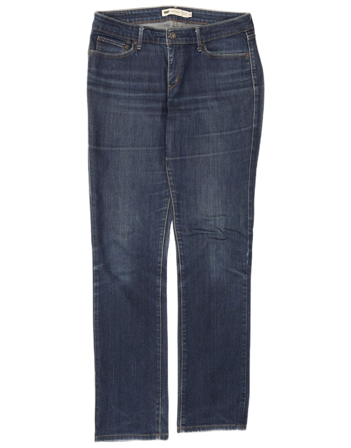 Blugi drepti pentru femei Levi's Slight Curve Classic Rise W30 L31 Bumbac albastru