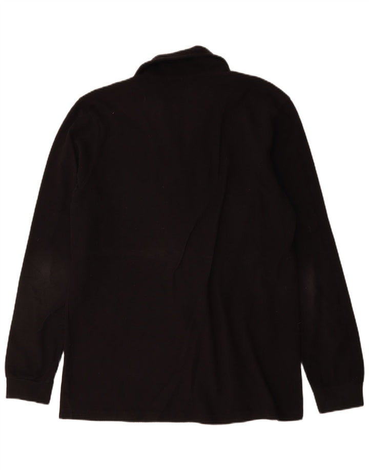 Pulover pentru bărbați Champion, cu fermoar și gât, din lână, poliester negru 2XL
