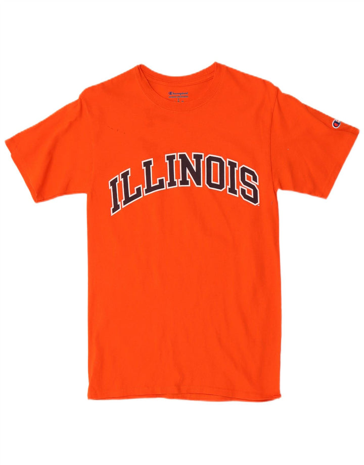 Tricou grafic Illinois pentru bărbați Champion Top Mic Portocaliu
