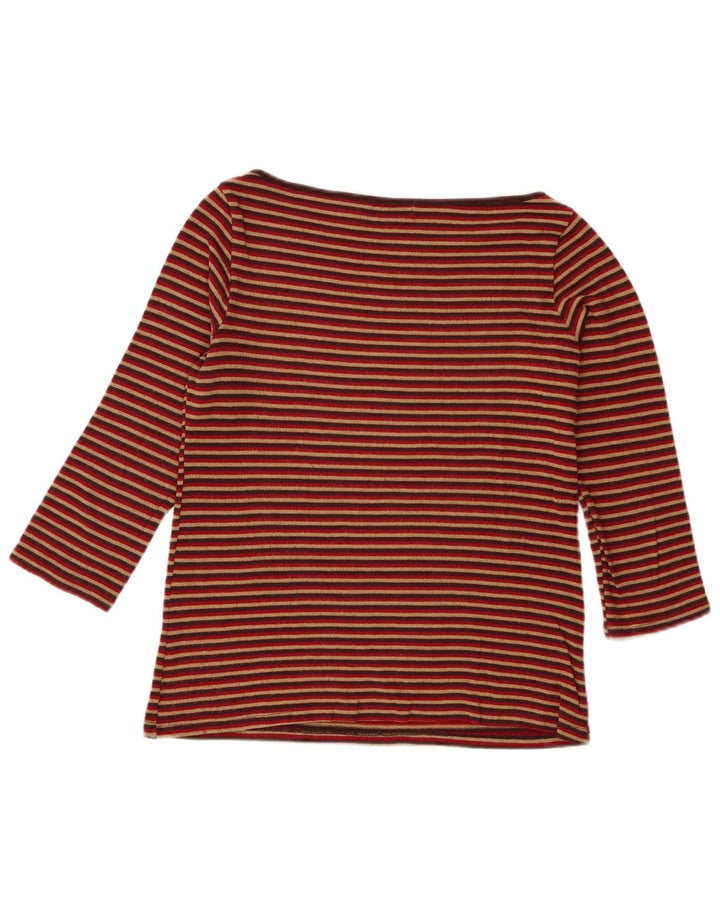 Top femeie Zara cu mâneci 3/4 UK 14 mare, multicolore, cu dungi