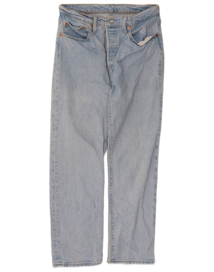Blugi drepti pentru bărbați Levi's 501 W28 L26 Bumbac albastru